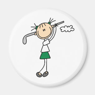 Íman Ímã da menina do golfe