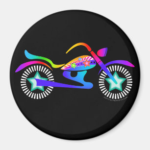 Íman Ímã da MOTOCICLETA do pop art