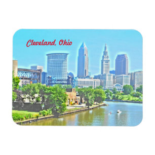 Íman Ímã da opinião de Cleveland o Rio Ohio (efeito