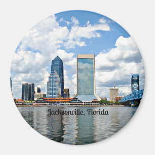 Íman Ímã da paisagem urbana de Jacksonville, Flórida