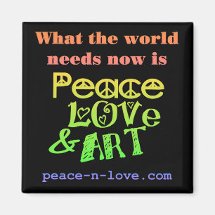 Íman Ímã da paz, do amor & da arte