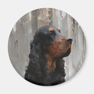 Íman Ímã da pintura do setter de Gordon