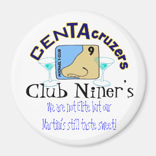 Íman Ímã da porta de Niner do clube do logotipo de