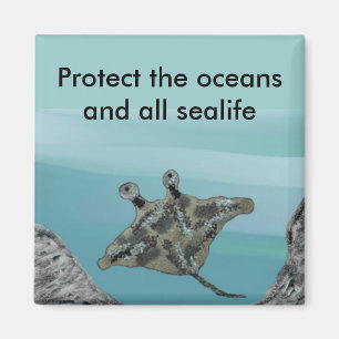 Íman Ímã da proteção do habitat do raio de Manta