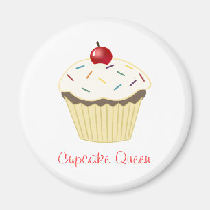 Íman Ímã da rainha do cupcake