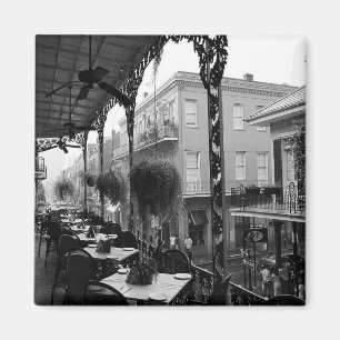 Íman Ímã da refeição matinal do bairro francês