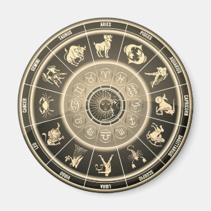 Íman ímã da roda da astrologia