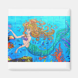 Íman ímã da sereia do redhead
