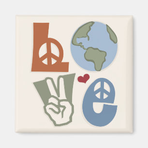 Íman Ímã da terra do amor da paz