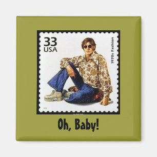 Íman ÍMÃ da VENDA - cara Groovy de Hunka-Hunka do