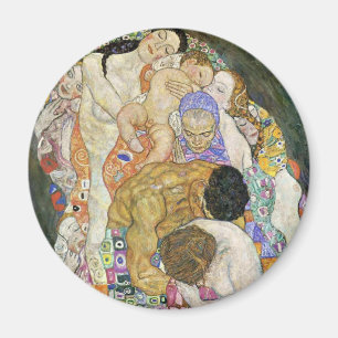Íman Ímã da vida e da morte de Gustavo Klimt