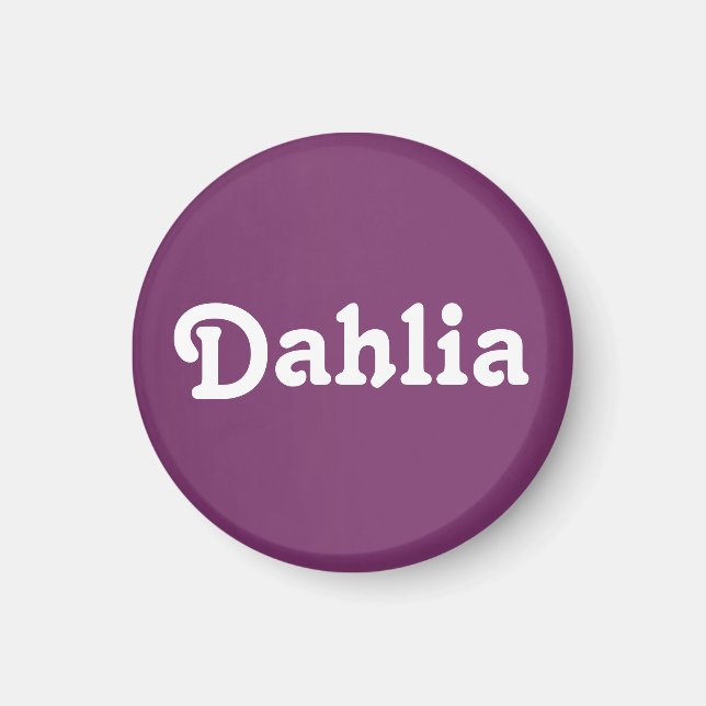 Íman Ímã Dahlia (Frente)