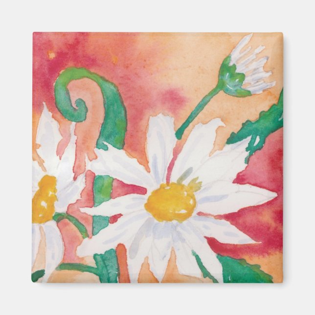 Íman ímã Daisies (Frente)