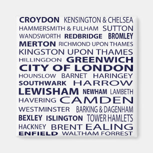Íman Ímã das cidades de Londres (branco)