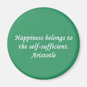 Íman Ímã das citações da felicidade de Aristotle