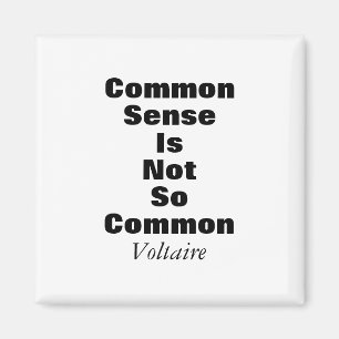 Íman Ímã das citações do senso comum de Voltaire