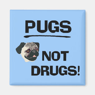 Íman Ímã das drogas dos Pugs não