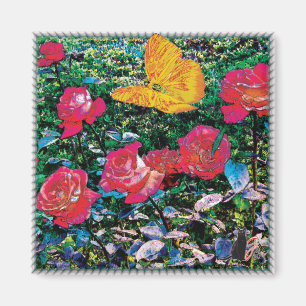 Íman Ímã das rosas vermelhas das rosas vermelhas