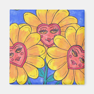Íman Ímã das senhoras da flor