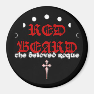 Íman Ímã de 3 polegadas Red Beard
