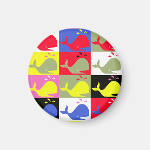 Íman Ímã de Andy Whale-Hole™_round