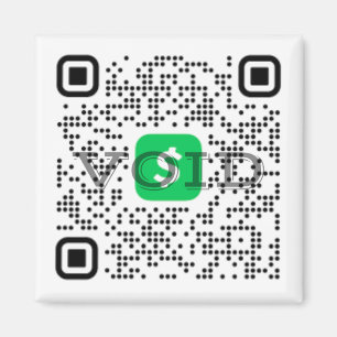 Íman Ímã de Aplicativo de Dinheiro com Código QR