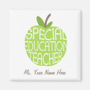 Íman Ímã de Apple do verde do professor do ensino