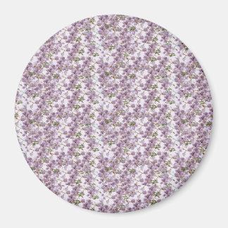 Íman Ímã de Aquarela Floral Lavanda
