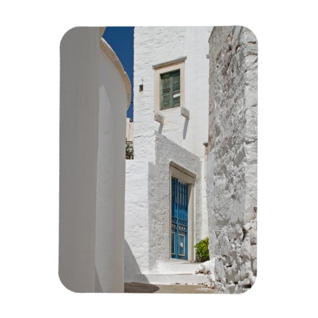 Íman Ímã de Arquitetura da Ilha Grega (Vertical)