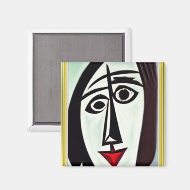Íman Ímã de Arte Abstrata (Front/Back)