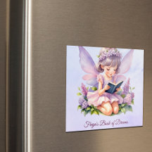 Ímã de Arte da Fada Personalizada Sonhos de Freya