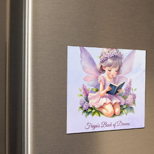 Íman Ímã de Arte da Fada Personalizada Sonhos de Freya