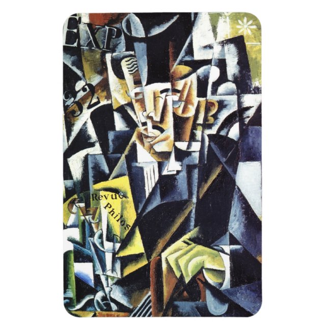Íman ímã de arte da Popova (Vertical)