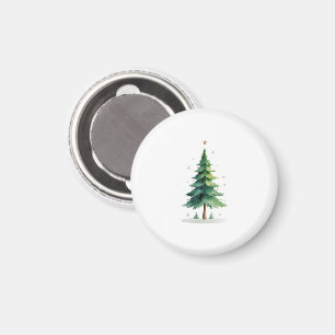 Íman Ímã de árvore de Natal pinheiro minimalista – De