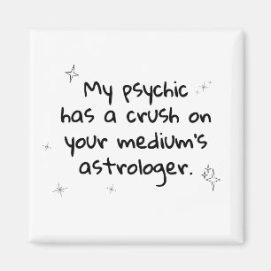 Íman ímã de astrologia média psíquica