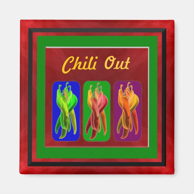 Íman Ímã de Atração de Chili (Frente)