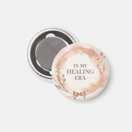 Íman Ímã de Autoamor Rosa Elegante da Minha Era de Cura