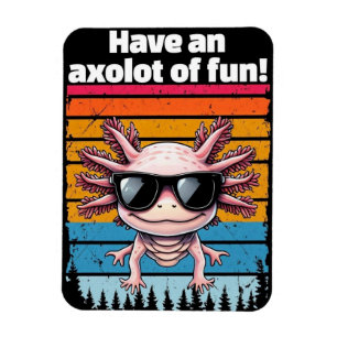 Íman Ímã de Axolote Divertido - Presente de Meme de Axo