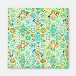 Íman Ímã de azulejo mosaico brilhante