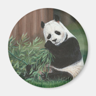 Íman Ímã de bambu doce do urso de panda