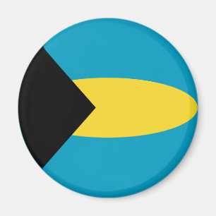 Íman Ímã de Bandeira Bahamas Fisheye