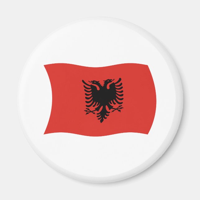 Íman Ímã de Bandeira da Albânia (Frente)