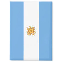 Ímã de Bandeira da Argentina Decoração Patriótica 