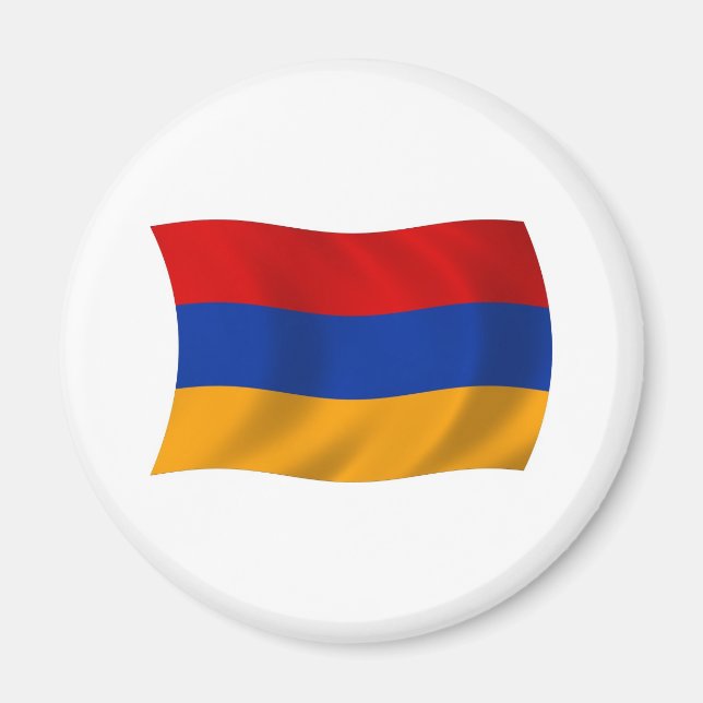Íman Ímã de Bandeira da Armênia (Frente)