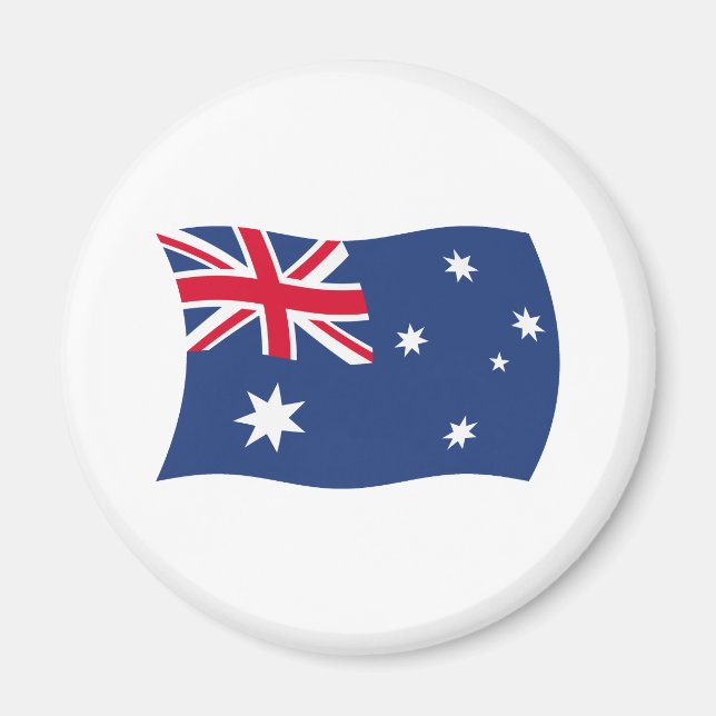 Íman Ímã de Bandeira da Austrália (Frente)