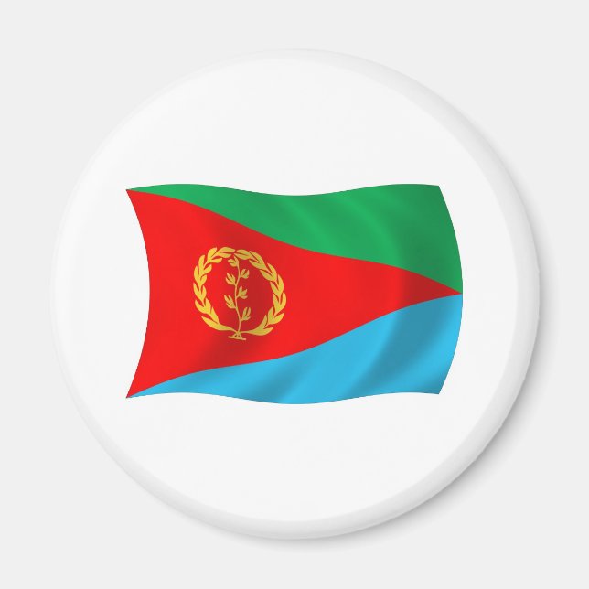 Íman Ímã de Bandeira da Eritreia (Frente)