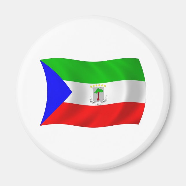 Íman Ímã de Bandeira da Guiné Equatorial (Frente)