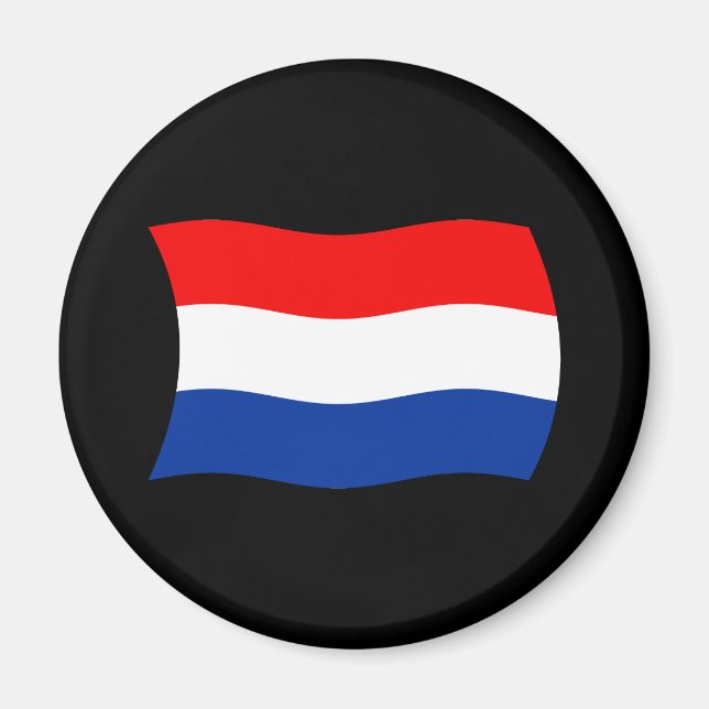 Íman Ímã de Bandeira da Holanda (Frente)