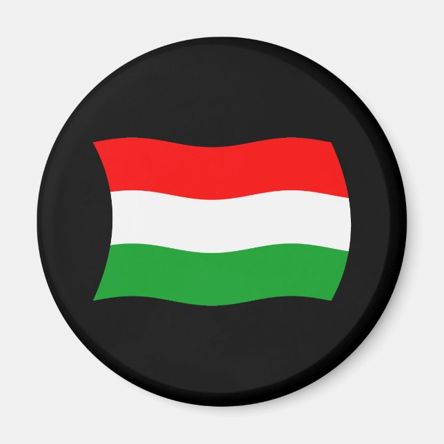 Íman Ímã de Bandeira da Hungria (Frente)