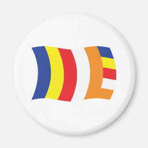 Íman Ímã de Bandeira da Religião Budista